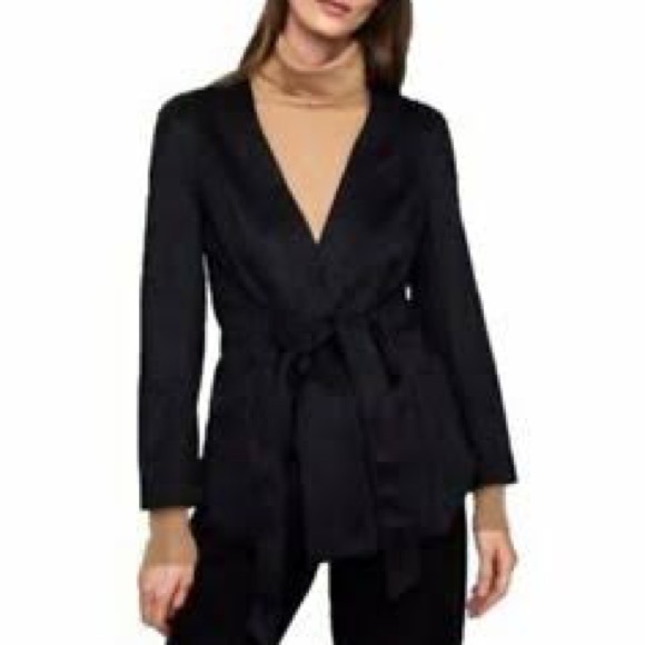 Zara Jackets & Blazers - ZARA Faux Suede Belted Jacket